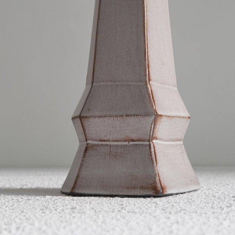 Cubist ceramic pitcher vase from the 1950s.