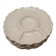 Set of 6 White Ceramic Compartment Plates – Italy, Vi