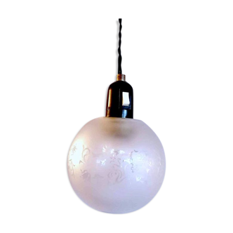 Ancient globe hand lamp