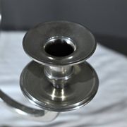 Pair of “Le Lingot” Candelabra in Pewter – Mid 20th Century
