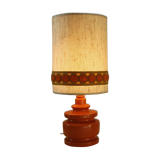 Orange vintage bedside table lamp