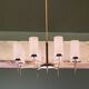 Lustre mid-century en laiton