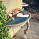 Antique patinated console