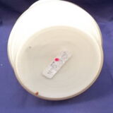 Patterned opaline oil lamp
