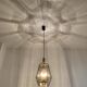 Set of 2 Smoked Glass Pendant Lamps by Glashütte Limburg