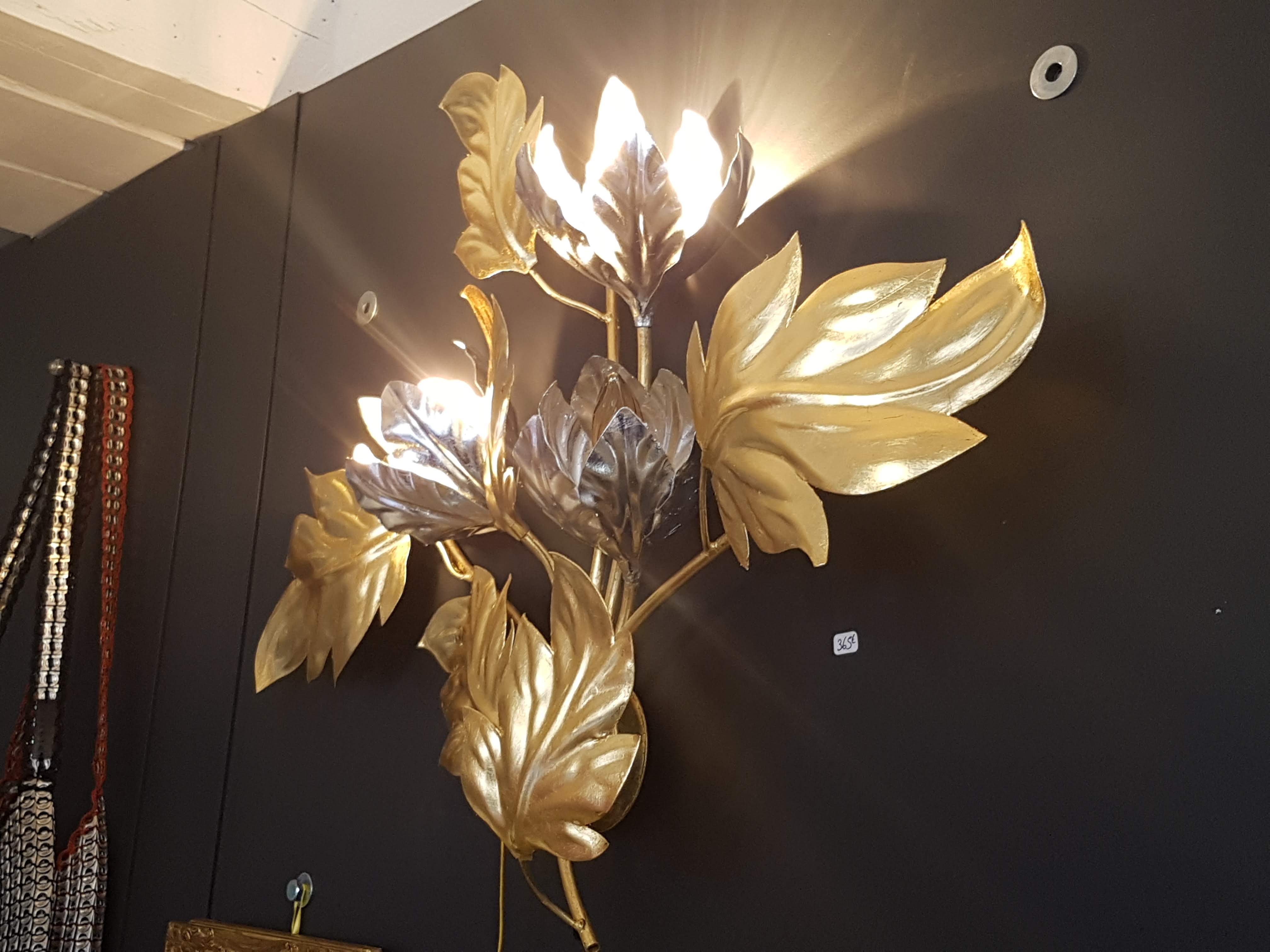 Wall light floral vintage