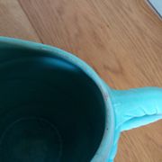 Poet Laval light blue slip pitcher