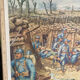 Double-sided school poster signed herouar collection rossignol verdun june 1940
