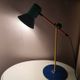 1980s metal desk lamp, Memphis style