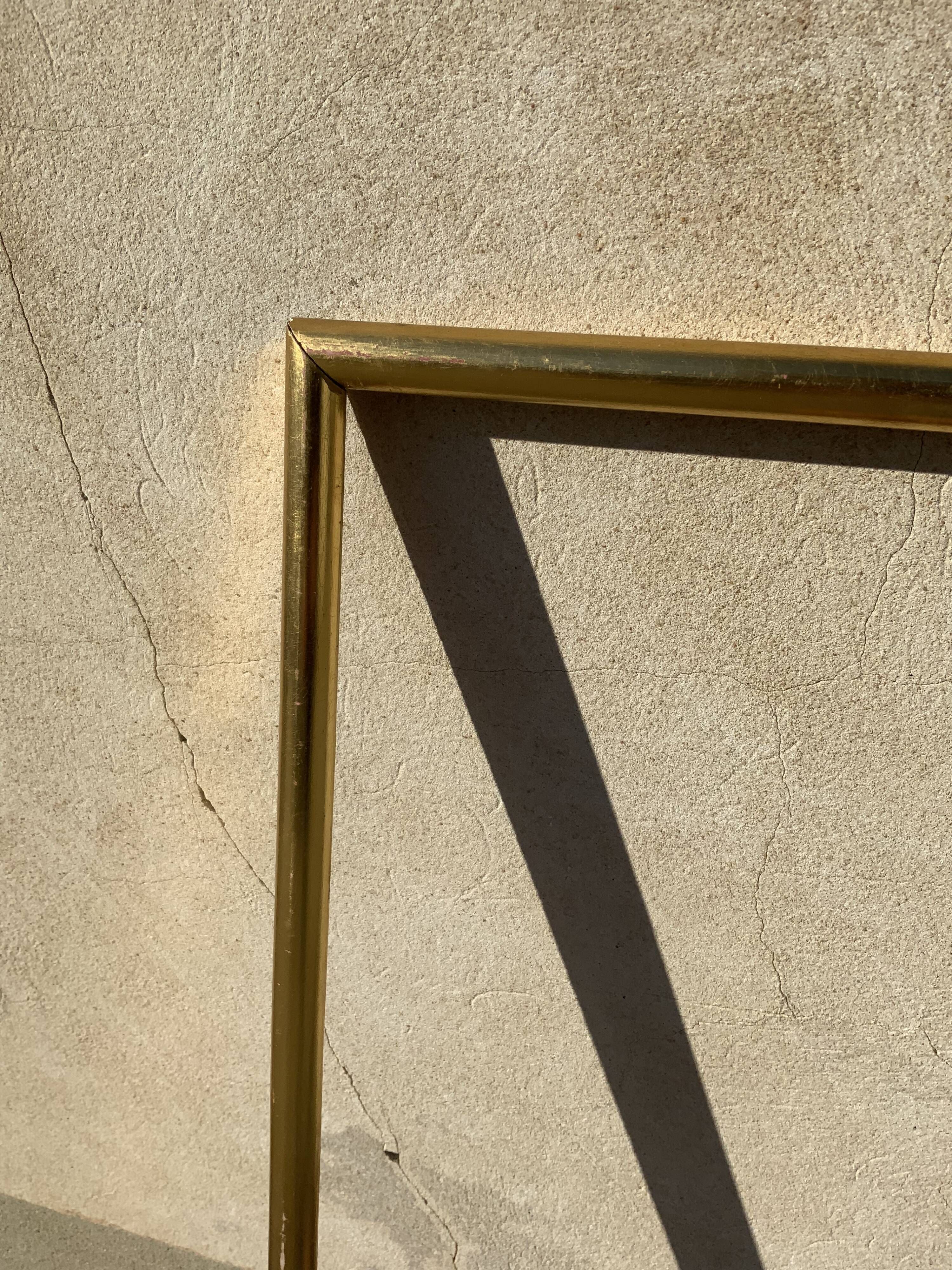 Old gilded wooden frame gilded with 19th century gold leaf