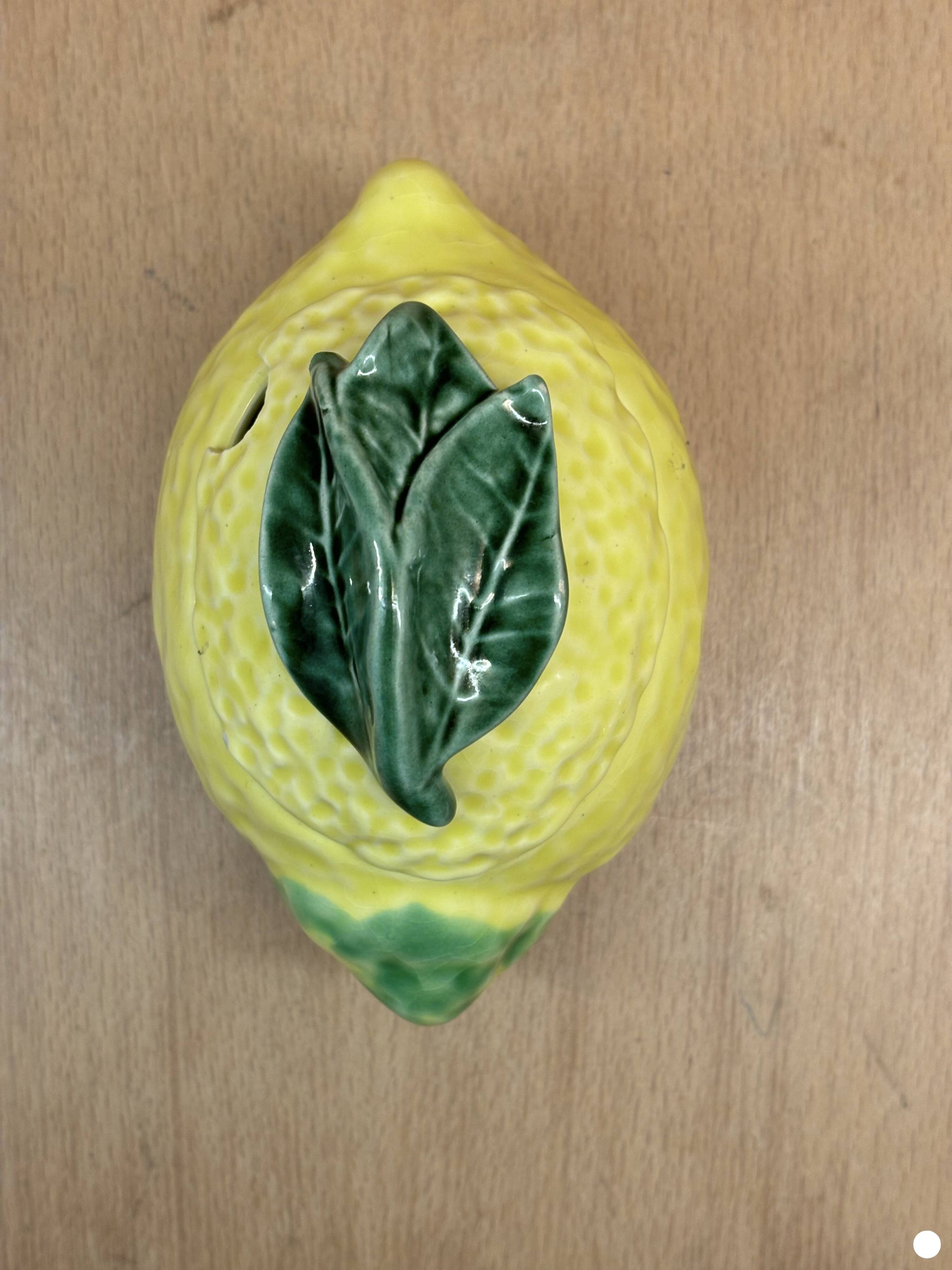 Lemon slip sugar bowl