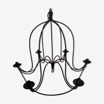 Wrought iron chandelier