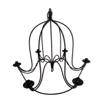 Wrought iron chandelier