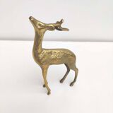 Golden brass deer