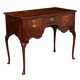Antique Chippendale writing desk in walnut, oak, and fir, 18th century.