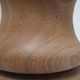 Lamp foot XL solid wood veined turned vintage