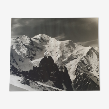 Original photo pierre tairraz mountain chamonix 50x60