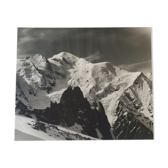 Original photo pierre tairraz mountain chamonix 50x60