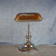 Lampe de bureau de banquier en chrome, IKEA, années 1980