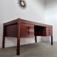 Old Danish Scandinavian desk in rosewood veneer designed by Christian Linneberg