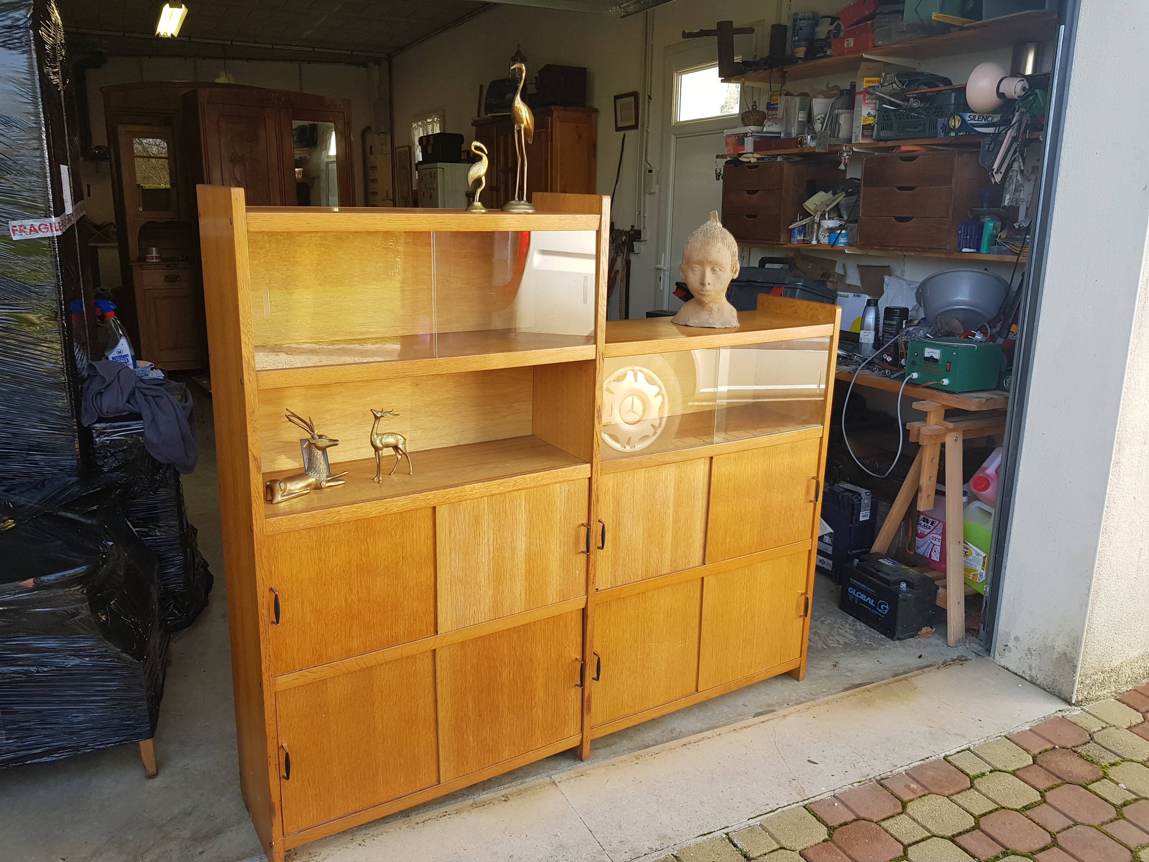 Asymmetrical Scandinavian vintage library