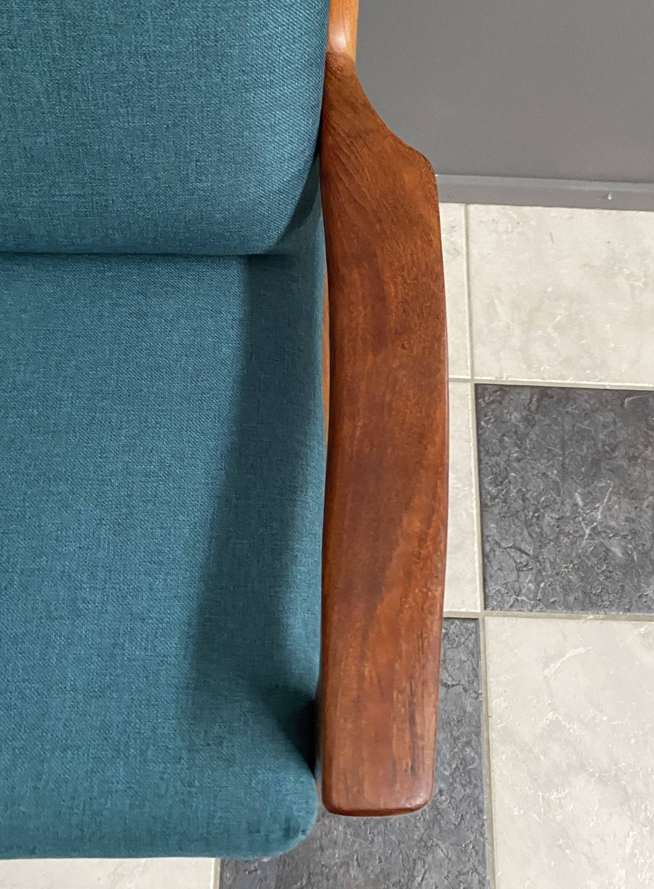 Set Teak Danish chairs by Jull Kristensen 1960s