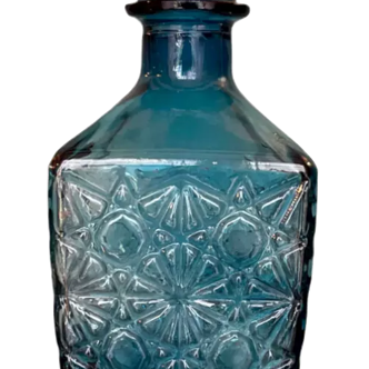 Blue glass bottle