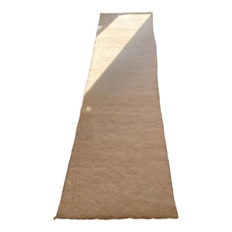 Tapis couloir beige