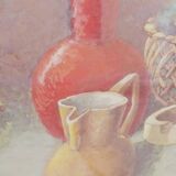 Oil painting on canvas Still life Spartaco Piancastelli 50x70 year