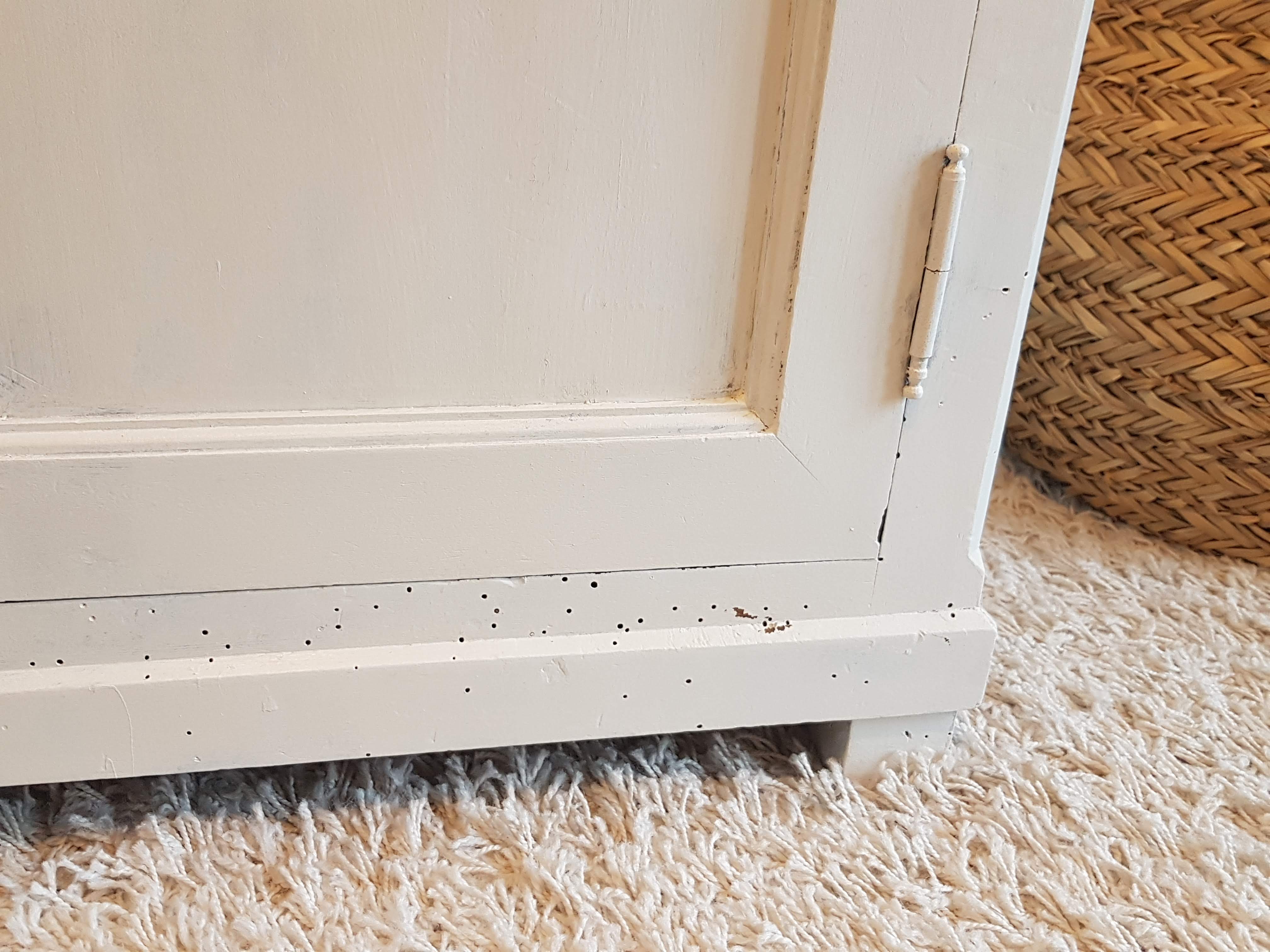 Old white Parisian buffet