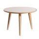 Round coffee table with a grey top (Ø 60cm)
