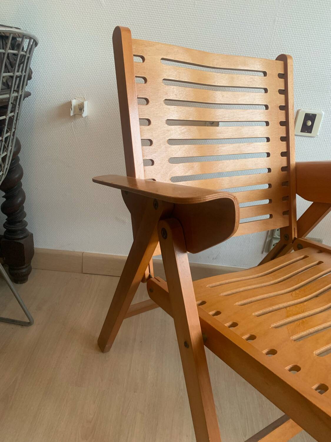 Pair of Rex Niko Kralj Folding Armchairs