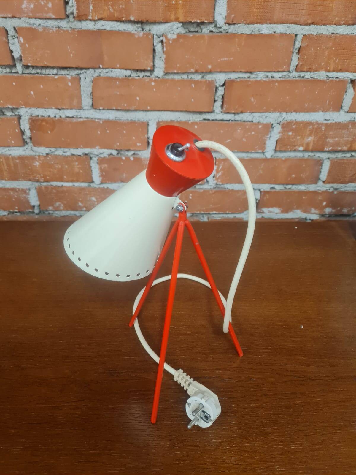 Vintage Model 1618 Table Lamp by Josef Hůrka for Napako, 1954