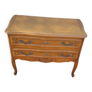 Commode 2 tiroirs en - vernis