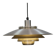 Silver Danish Jeka Metaltryk pendant Lamp - Model Dania 3020