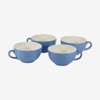 Suite de 4 grandes tasses à café