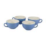 Set of 4 large coffee cups