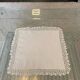 Large old handmade lace handkerchief