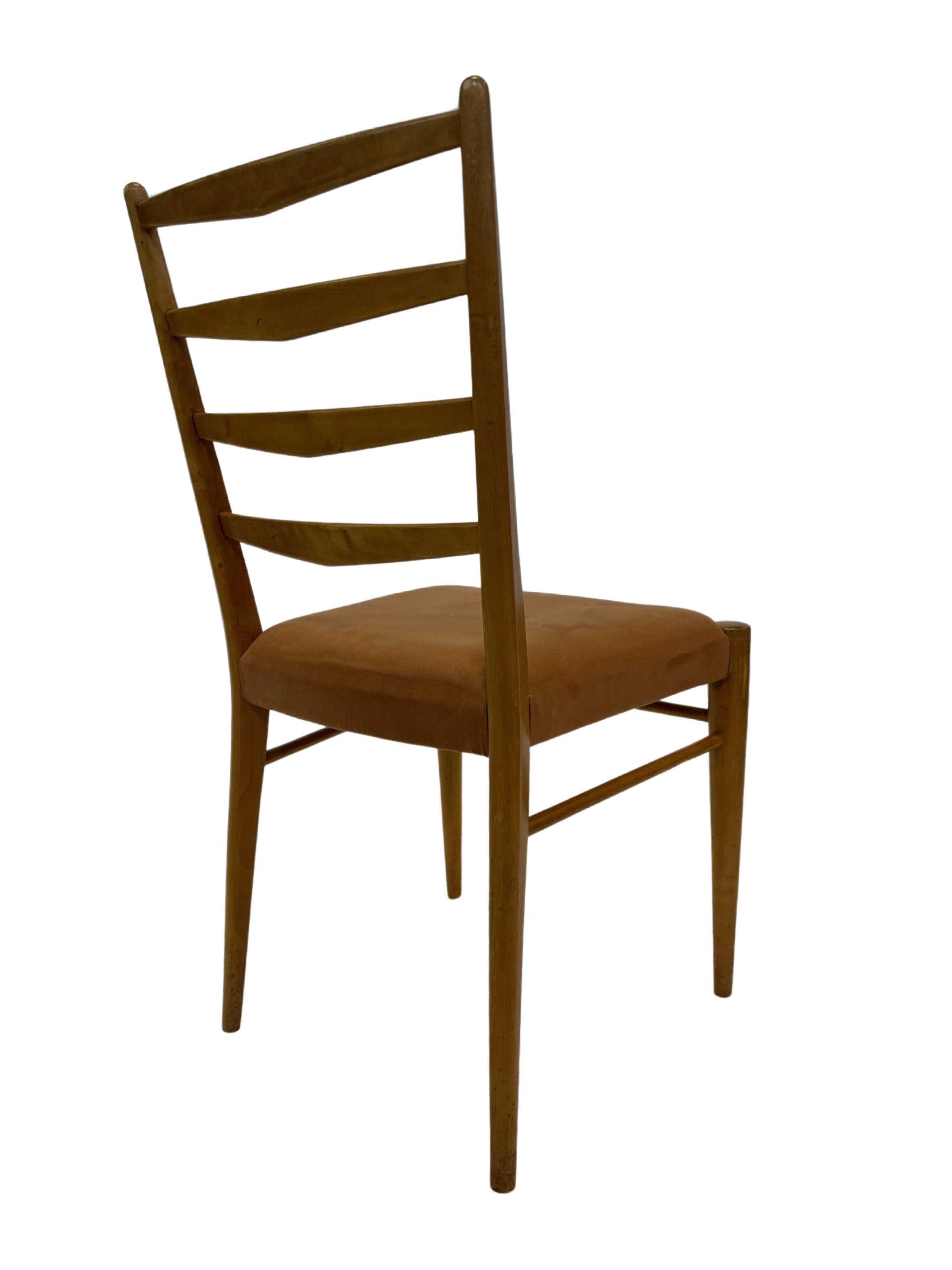 Set of 4 vintage chairs Cees Braakman Pastoe ST09 50's