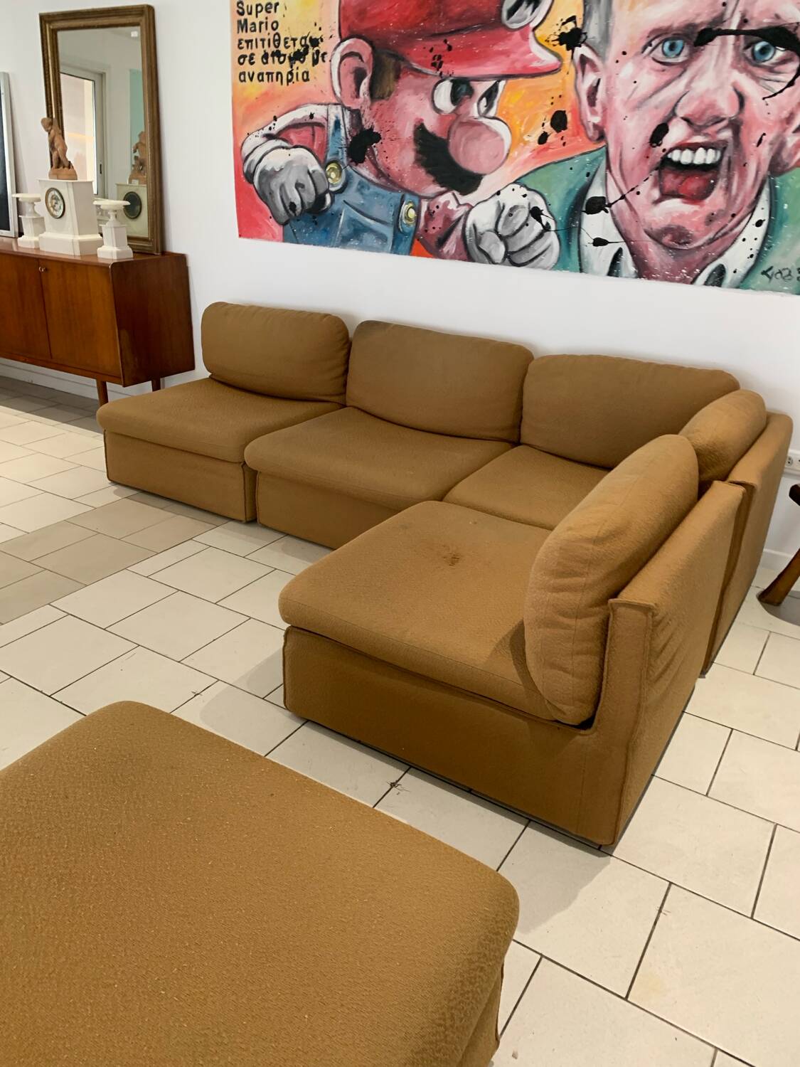 Vintage Zanotta Modular Sofa Circa 1970