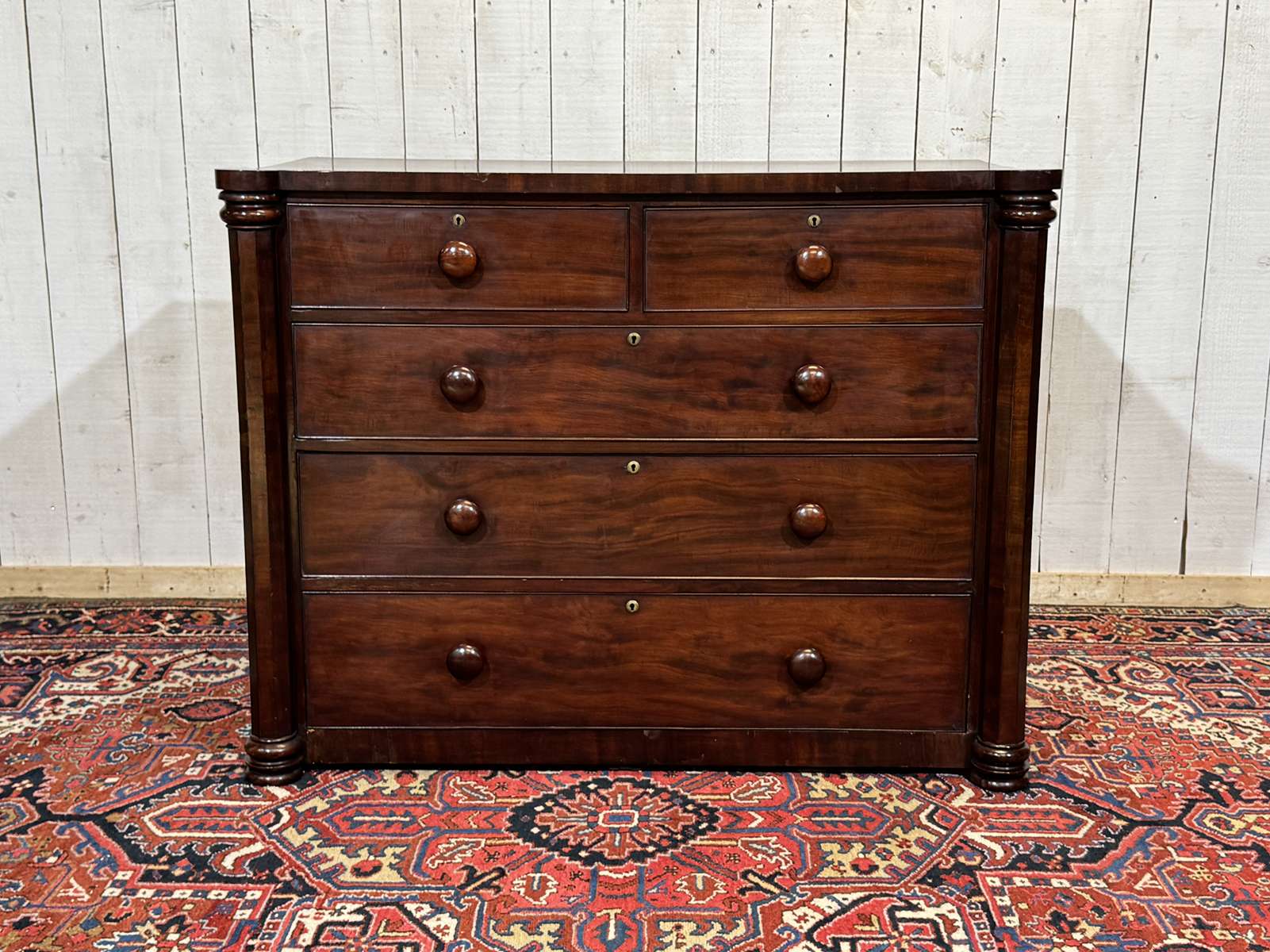 Commode Victorienne 19ème en acajou