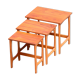 Tables basse gigogne (x3) scandinave vintage 1960