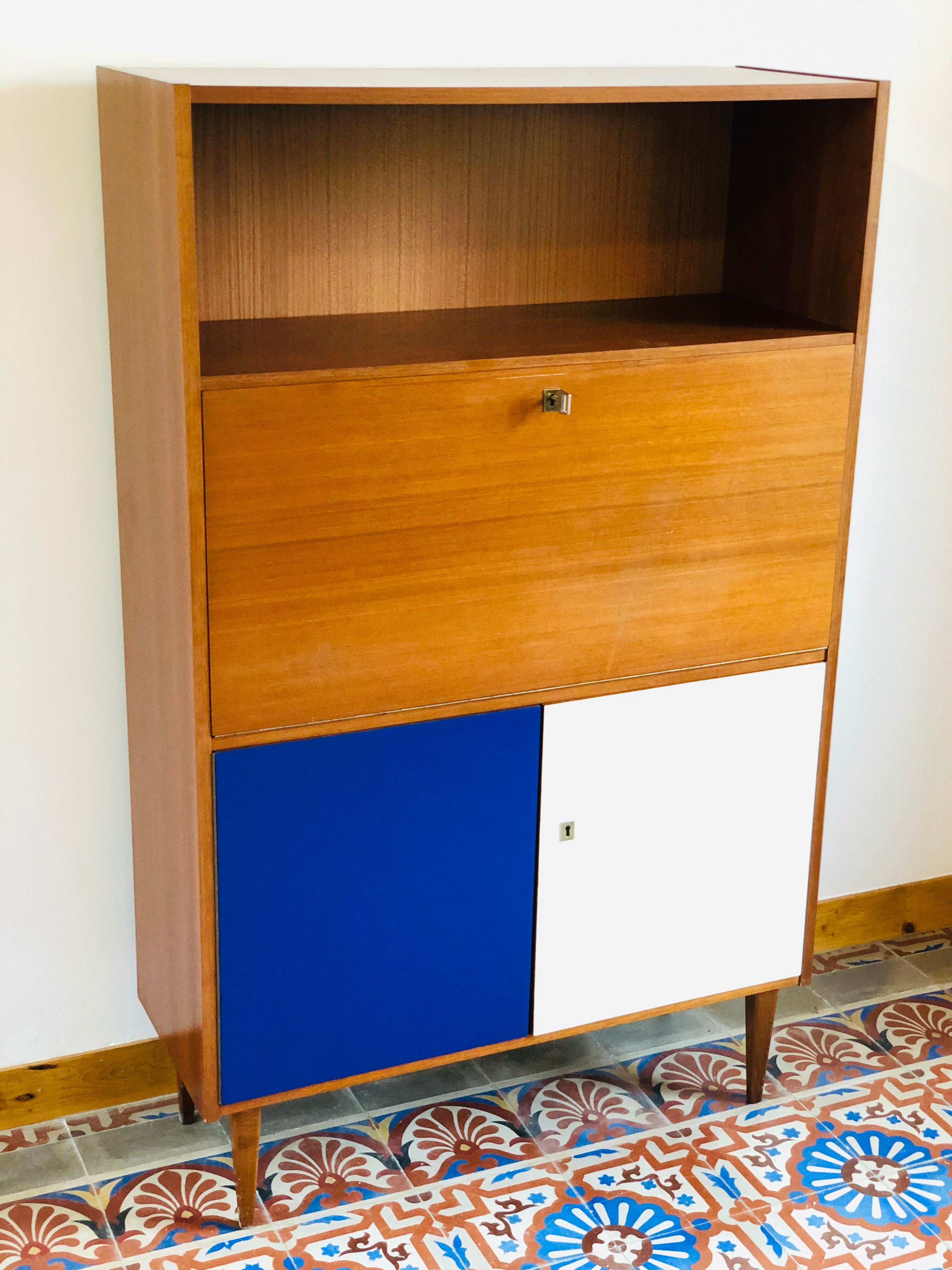Vintage teak secretary 1960