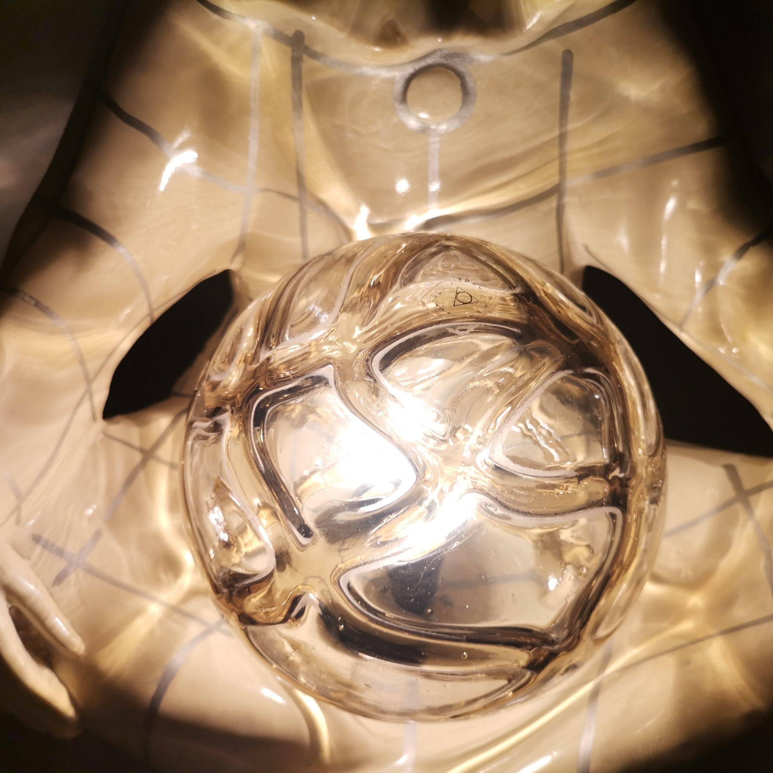 Vintage italian pierrot art deco lamp