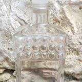 ancienne carafe à whisky en verre