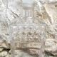 old glass whiskey decanter