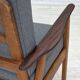 1970s, pair of Danish armchairs, reupholstered, furniture wool, teak, oak.