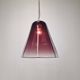 Italian Elegance – Leucos Pendant Light with Transparent Purple Murano Glas