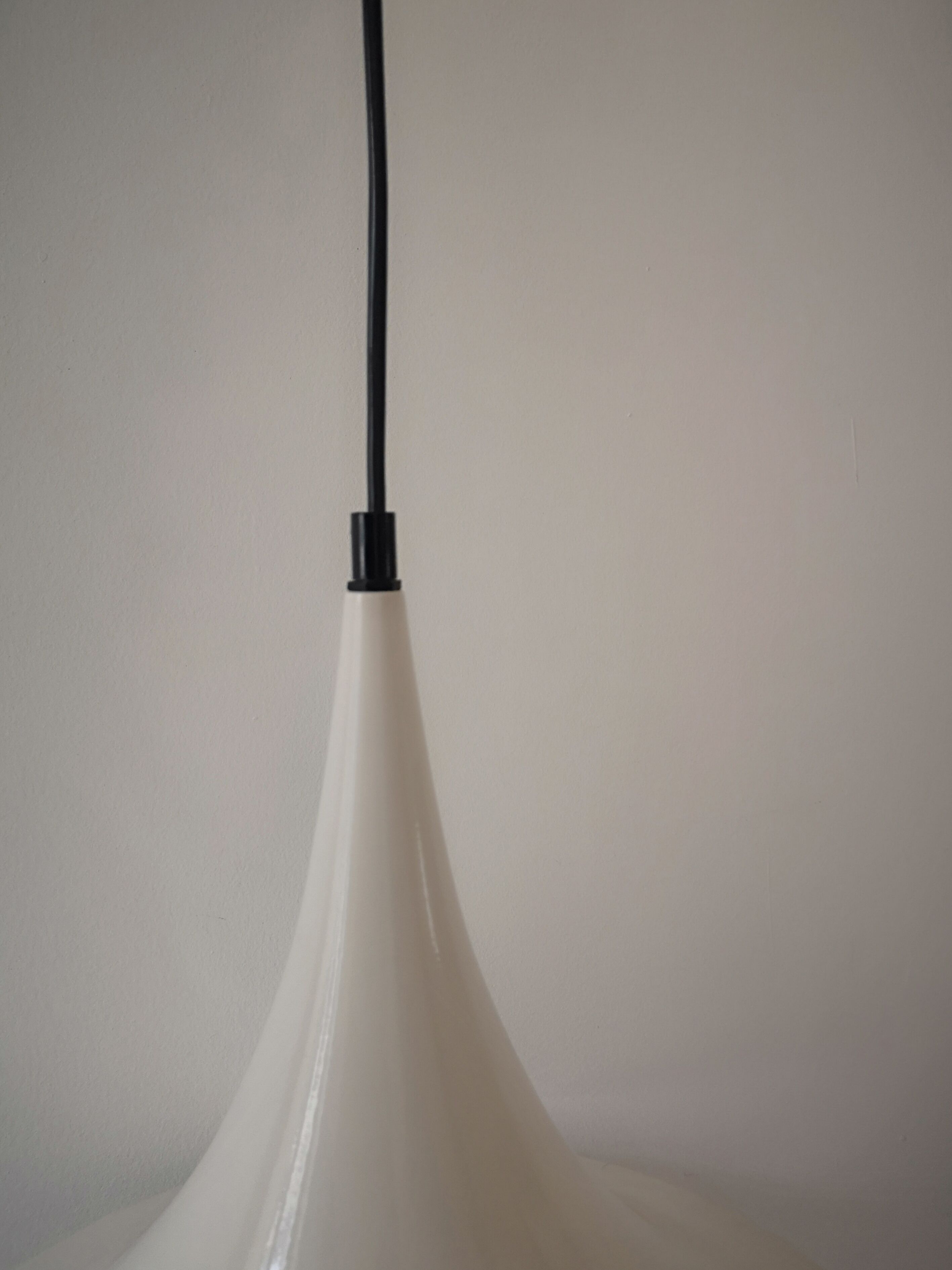 Metal tulip pendant lamp, design Fog & Morup, 1970