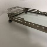 Art Nouveau style Hoffmann-style glass tray, Ofner design, 1920